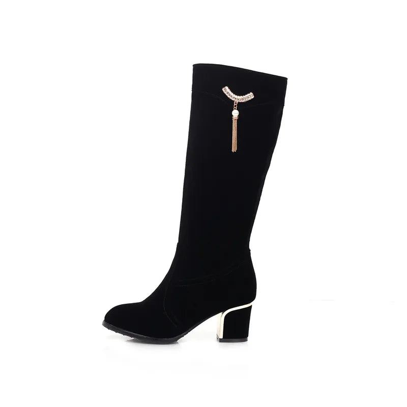 Women's Luxury Knee High Winter Boots