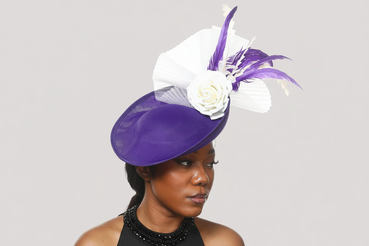 Designer Fascinator Party Hat and Derby Headpiece