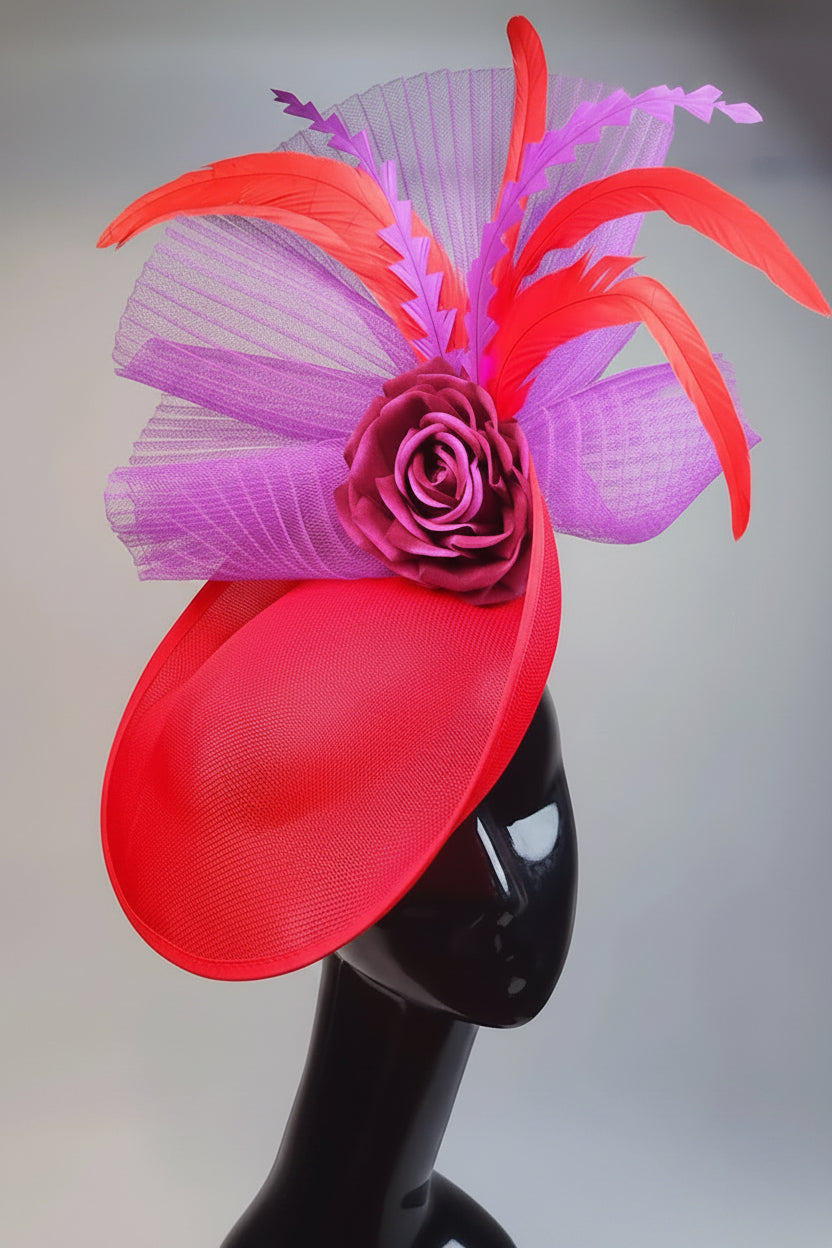 Designer Fascinator Party Hat and Derby Headpiece