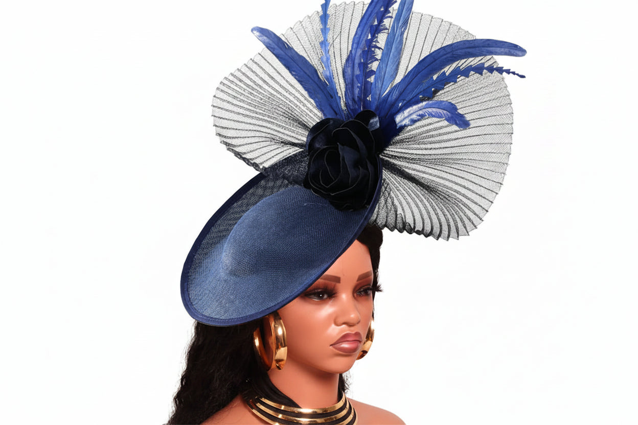 Designer Fascinator Party Hat and Derby Headpiece