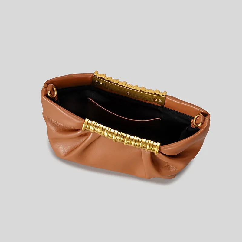 Elegant Ruched Hobos Clutch Bag