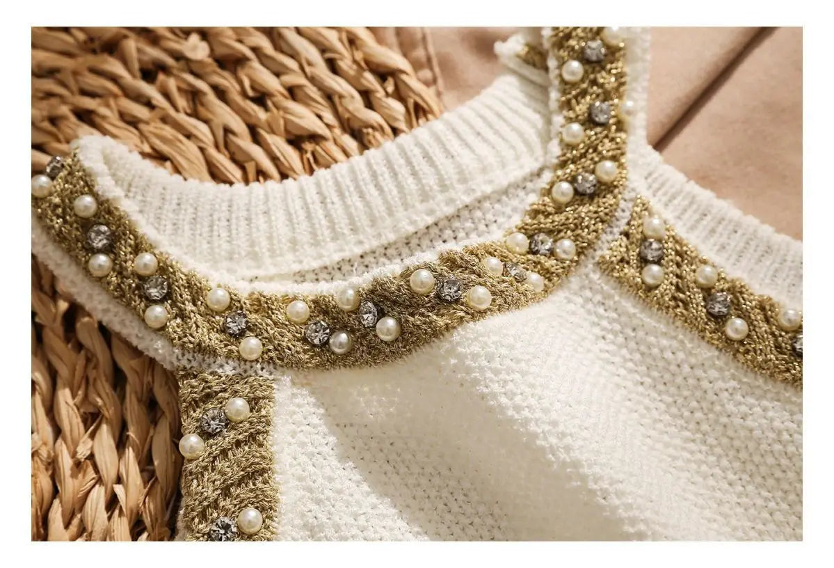 Designer Embroidered Solid Color Sleeveless Blouse