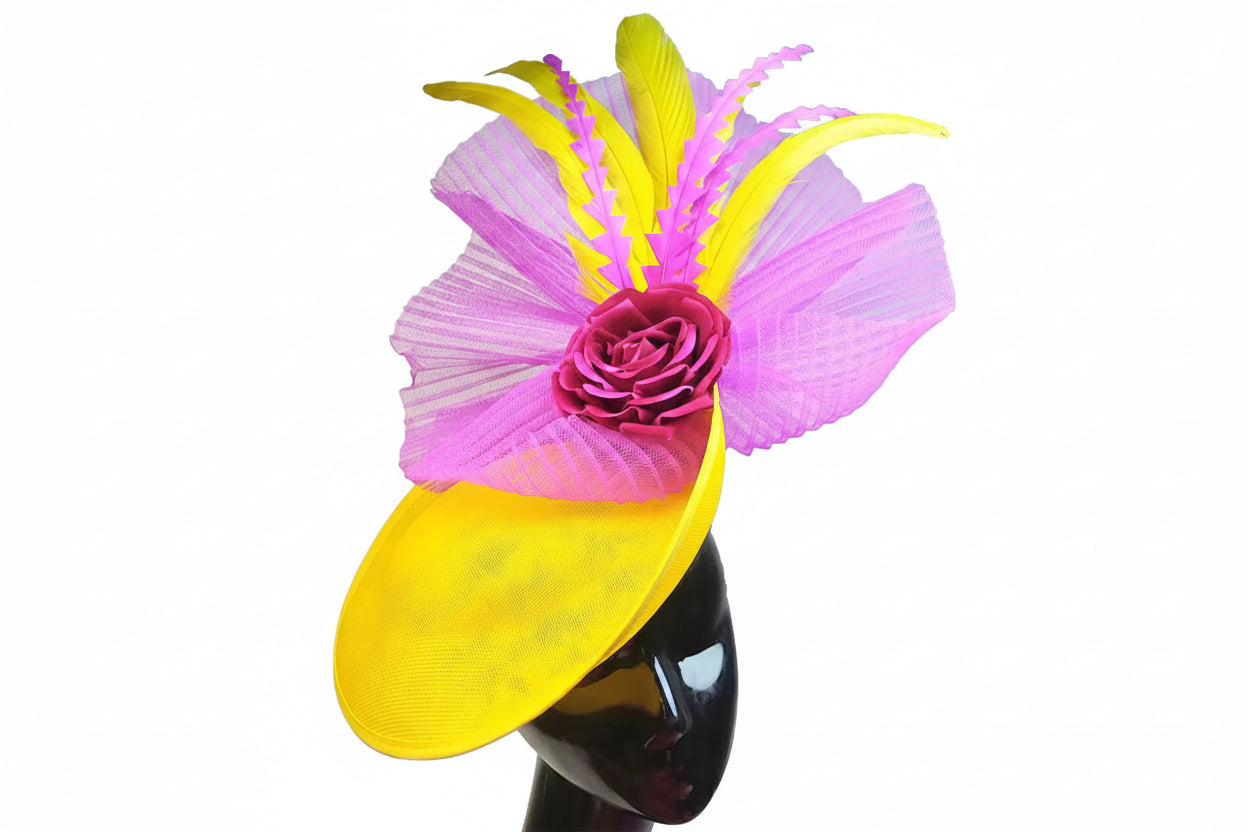 Designer Fascinator Party Hat and Derby Headpiece
