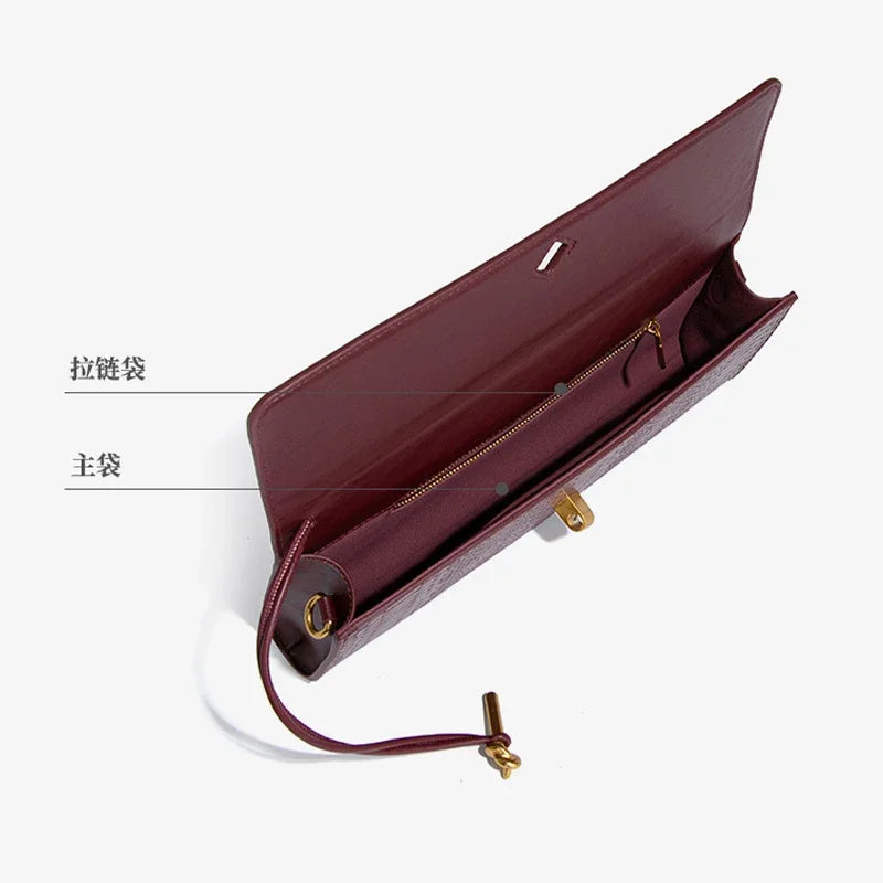 Luxury Design Snakeskin Pattern Crossbody Shoulder Bag