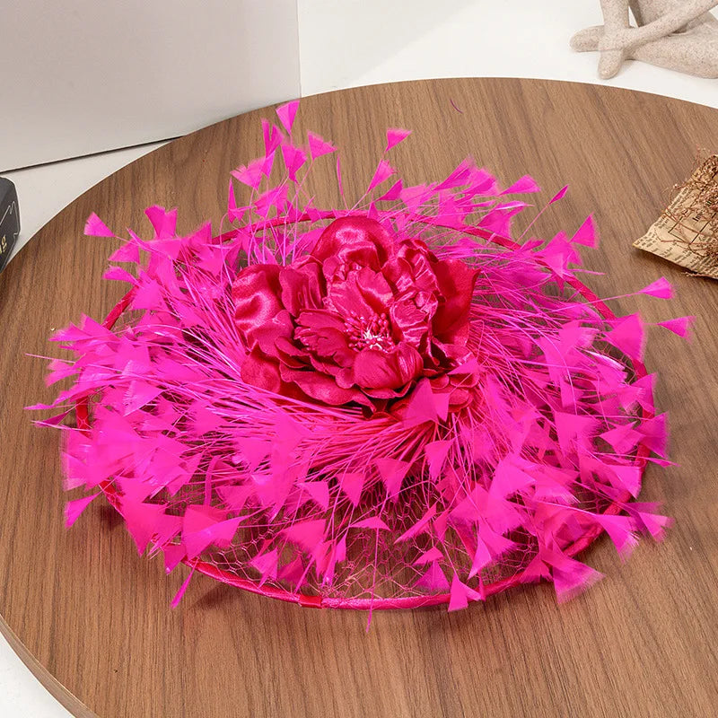 Signature Fancy Feather Derby Hat