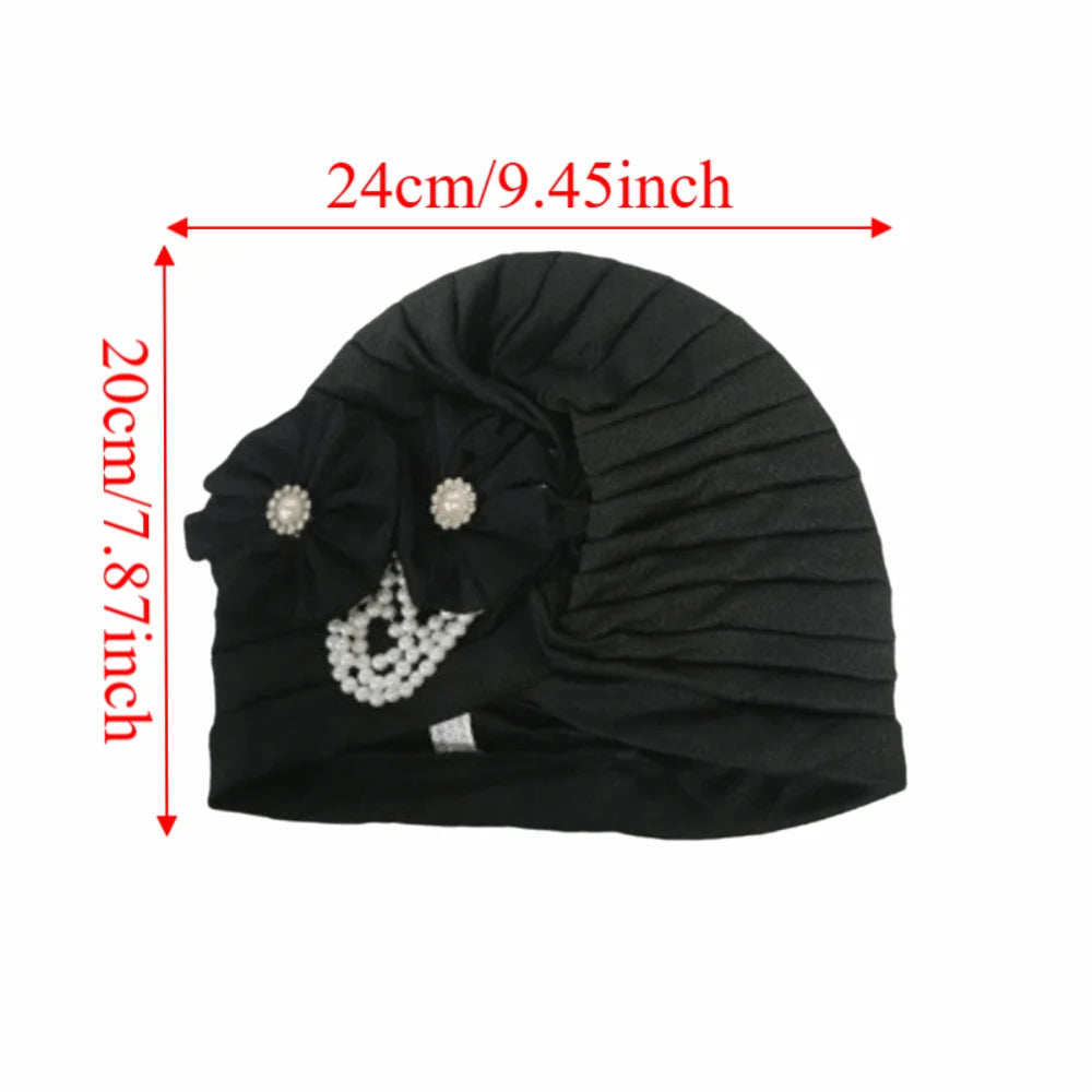 Breathable Elegant Flower Design Head Wrap