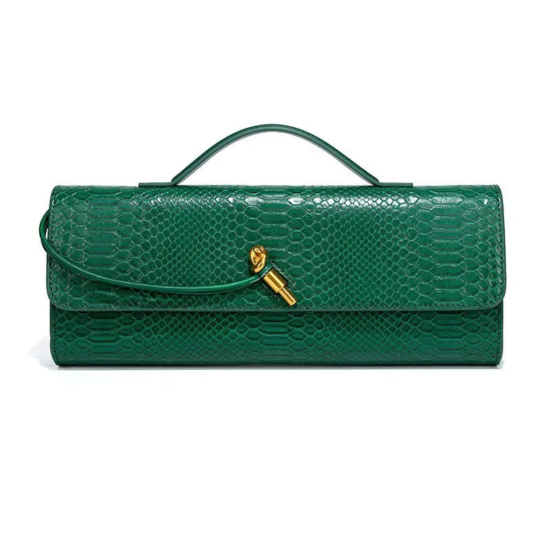 Luxury Design Snakeskin Pattern Crossbody Shoulder Bag