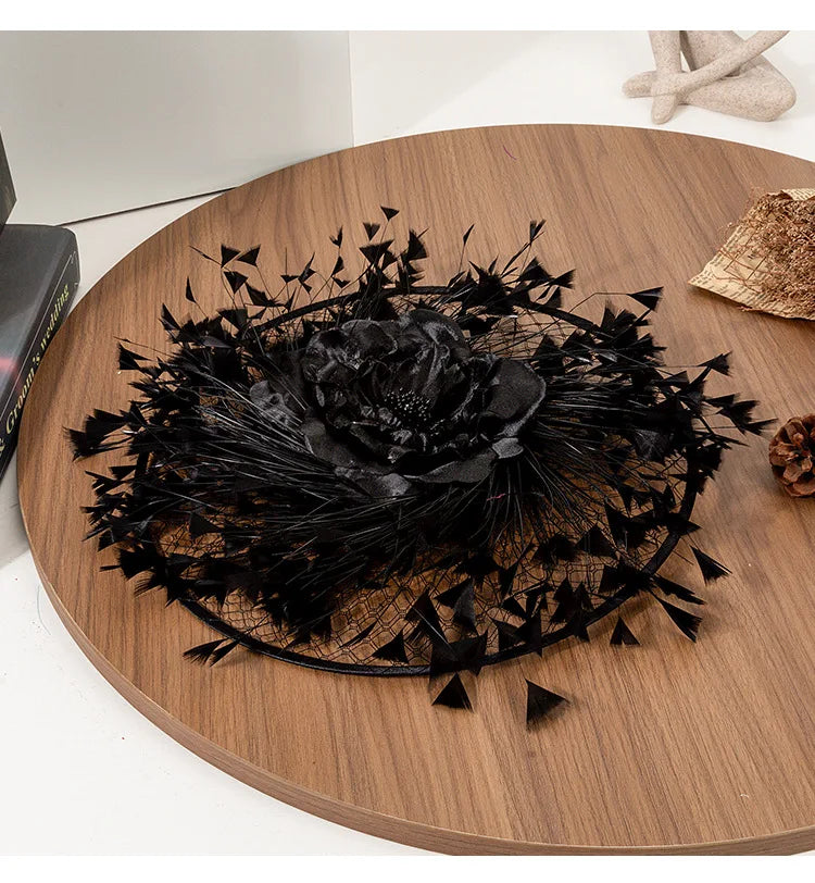Signature Fancy Feather Derby Hat