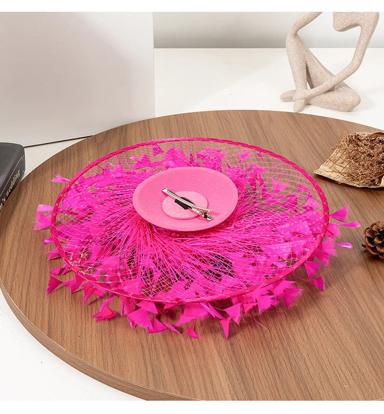 Signature Fancy Feather Derby Hat