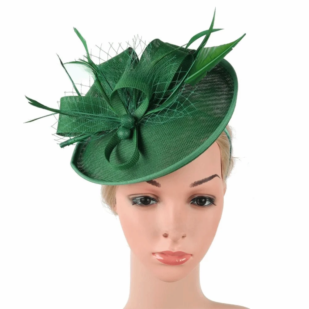 Elegant Feathers Fascinator Hat for Women