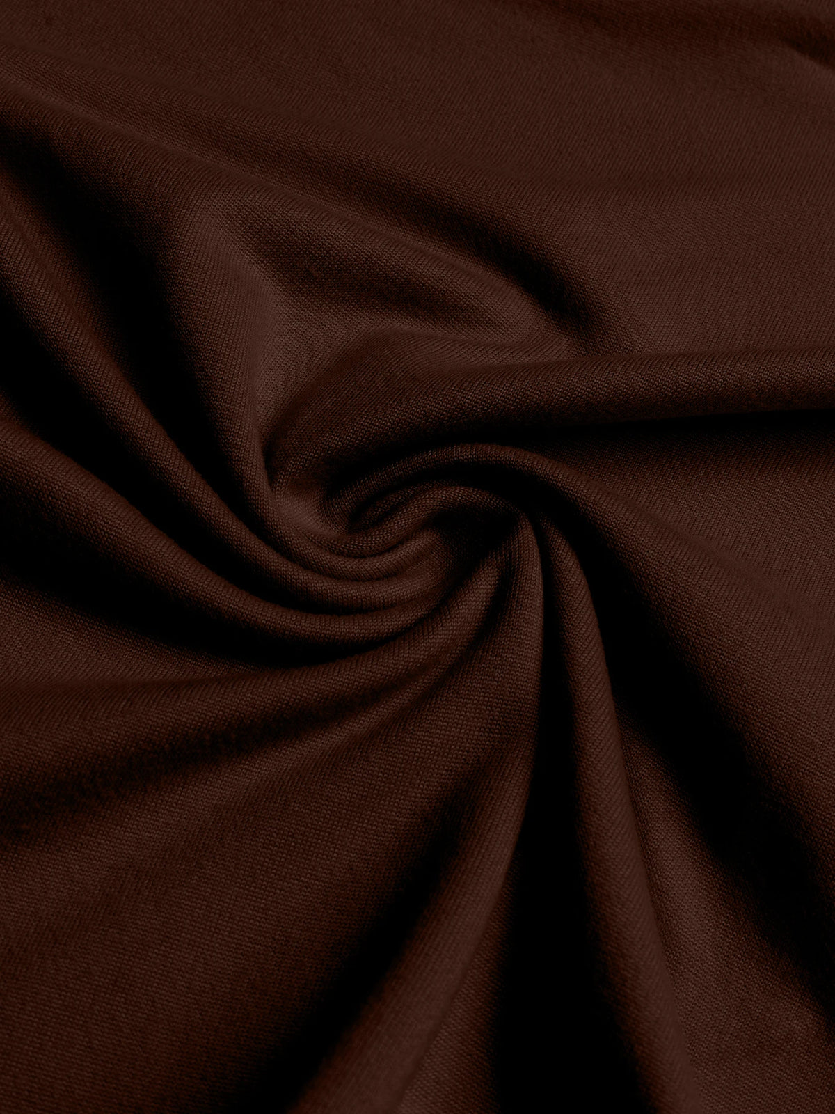 Women Twist Front Metal Ring Cutout Long Sleeve Solid Brown Slim Fitted Top