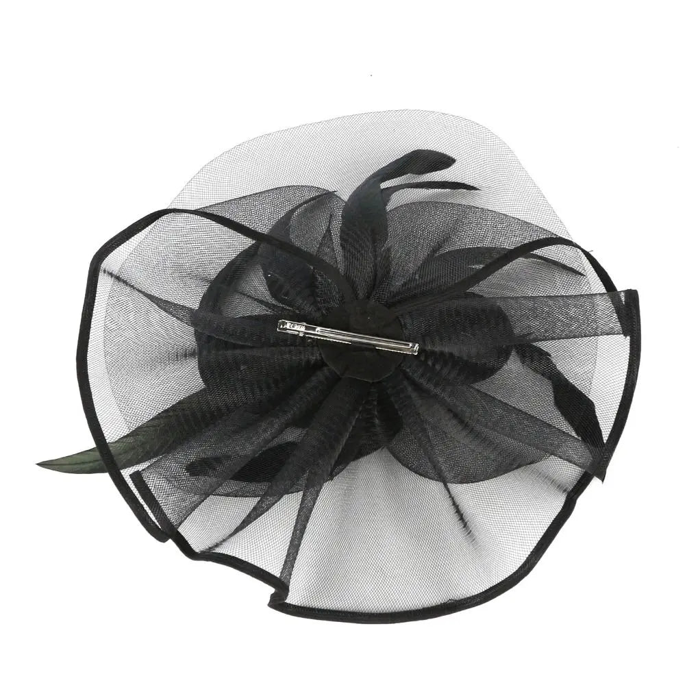 Stylish Top Hat Headband - Formal Feather Hat Headband