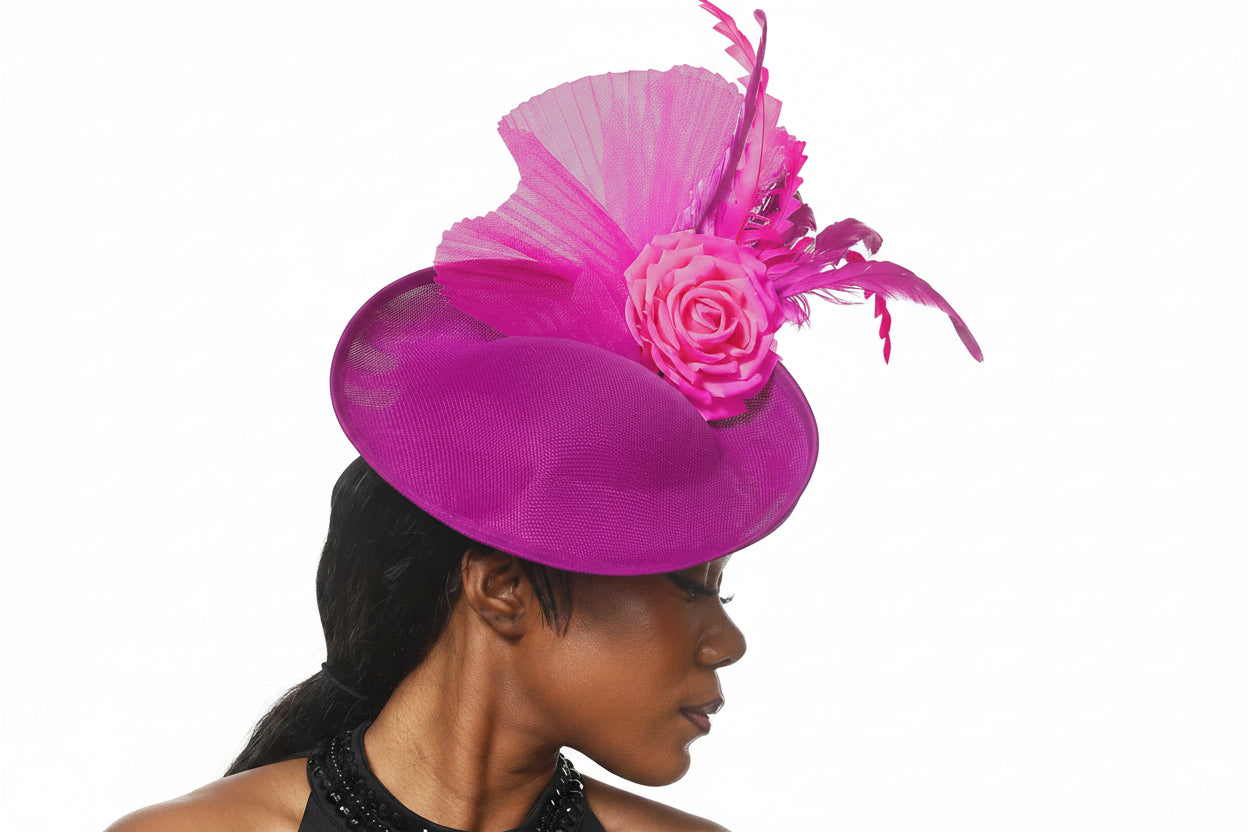 Designer Fascinator Party Hat and Derby Headpiece