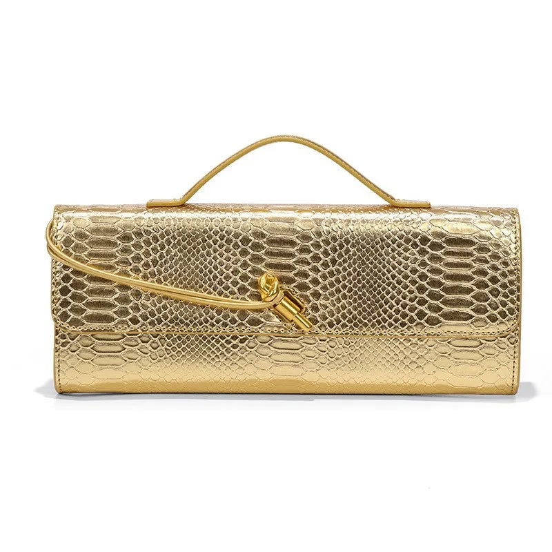Luxury Design Snakeskin Pattern Crossbody Shoulder Bag