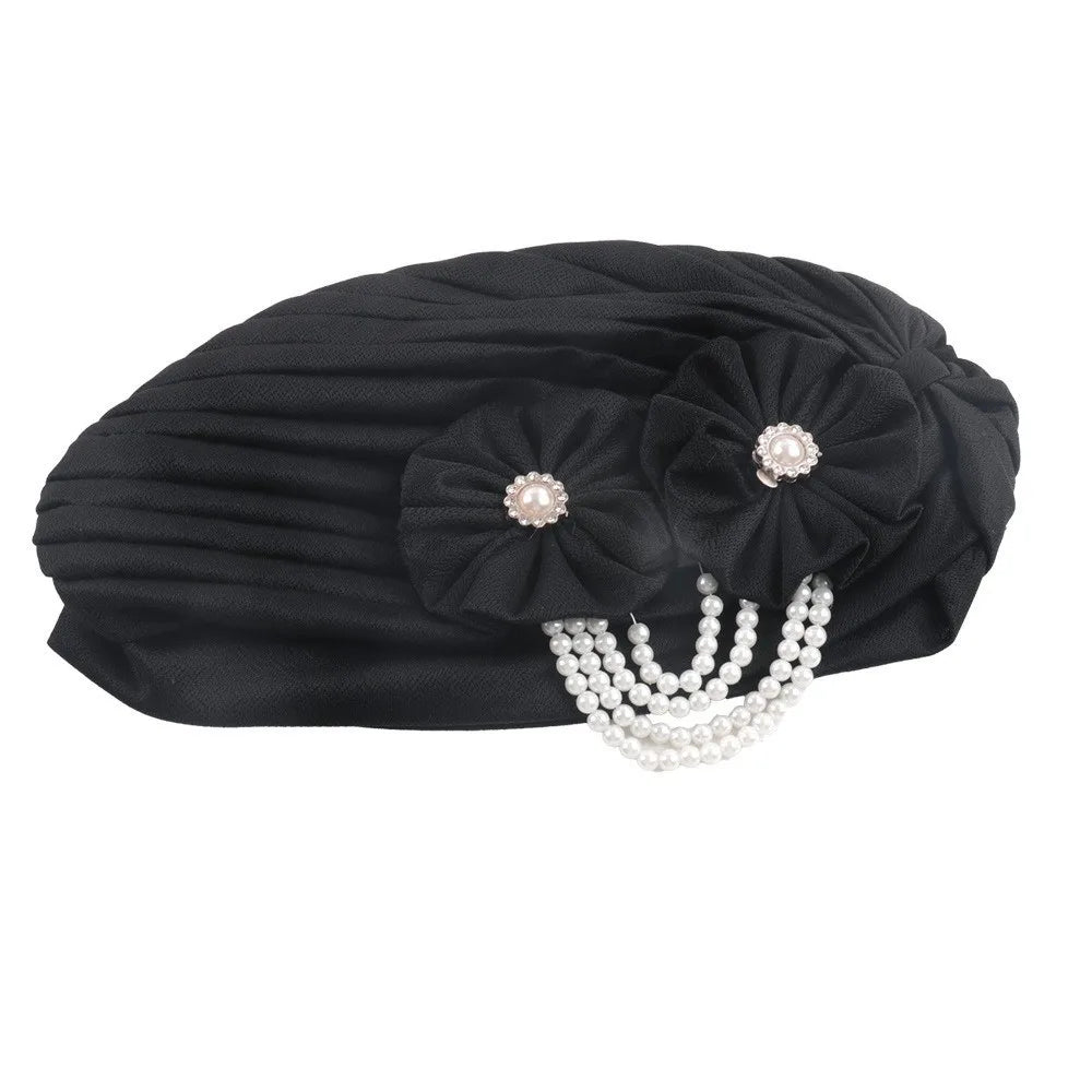 Breathable Elegant Flower Design Head Wrap