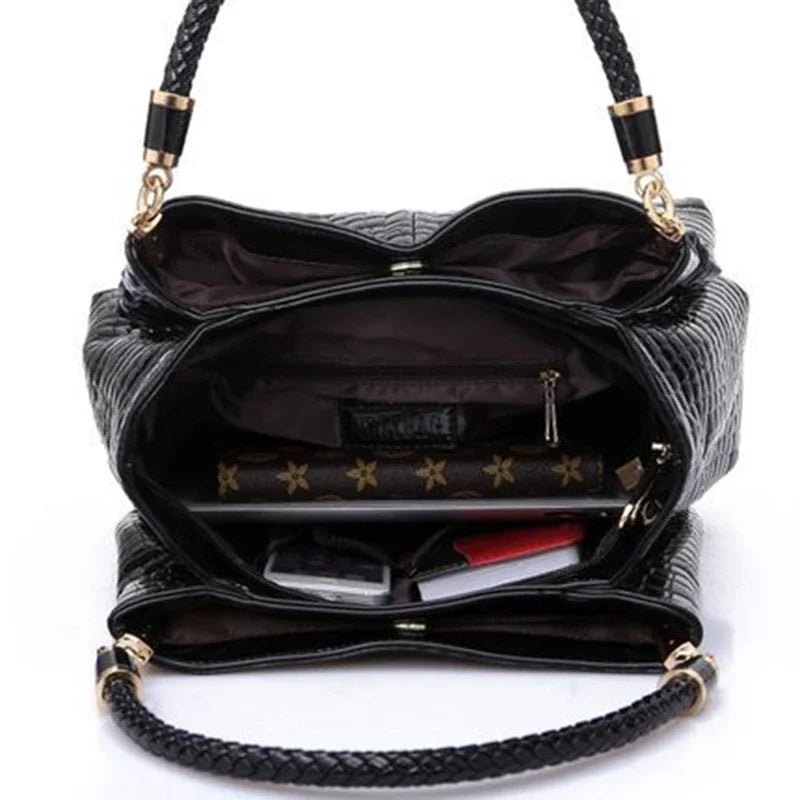 Luxury Bolsa Crocodile Designer Leather Handbags