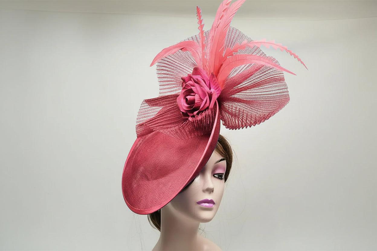 Designer Fascinator Party Hat and Derby Headpiece