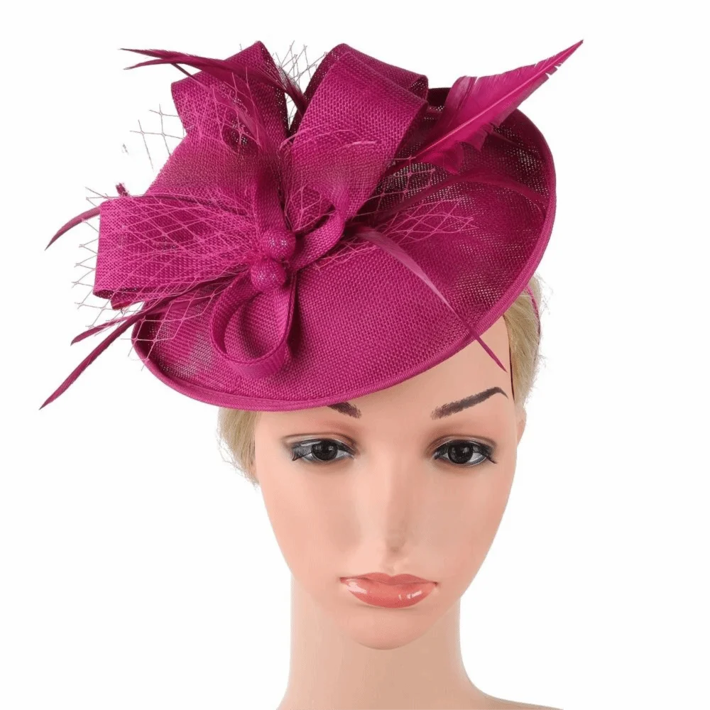 Elegant Feathers Fascinator Hat for Women
