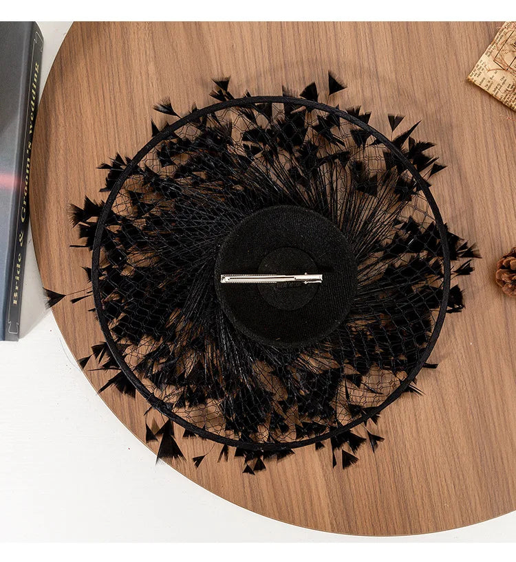 Signature Fancy Feather Derby Hat