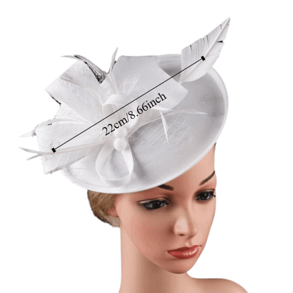 Elegant Feathers Fascinator Hat for Women