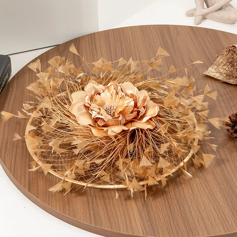 Signature Fancy Feather Derby Hat