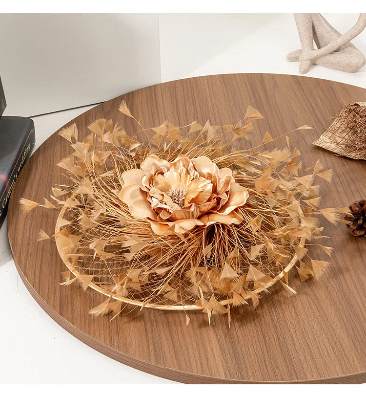 Signature Fancy Feather Derby Hat