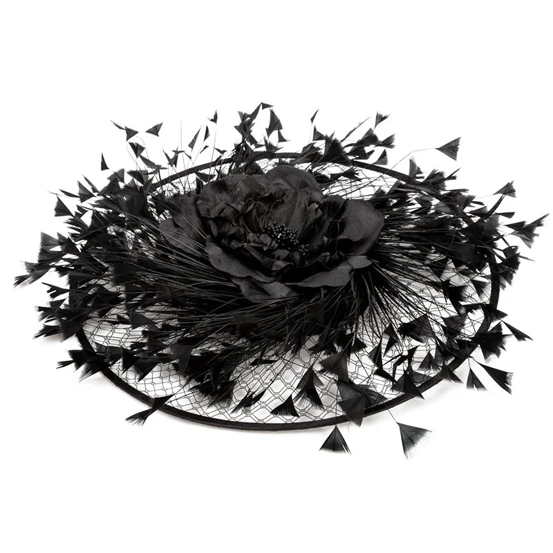 Signature Fancy Feather Derby Hat
