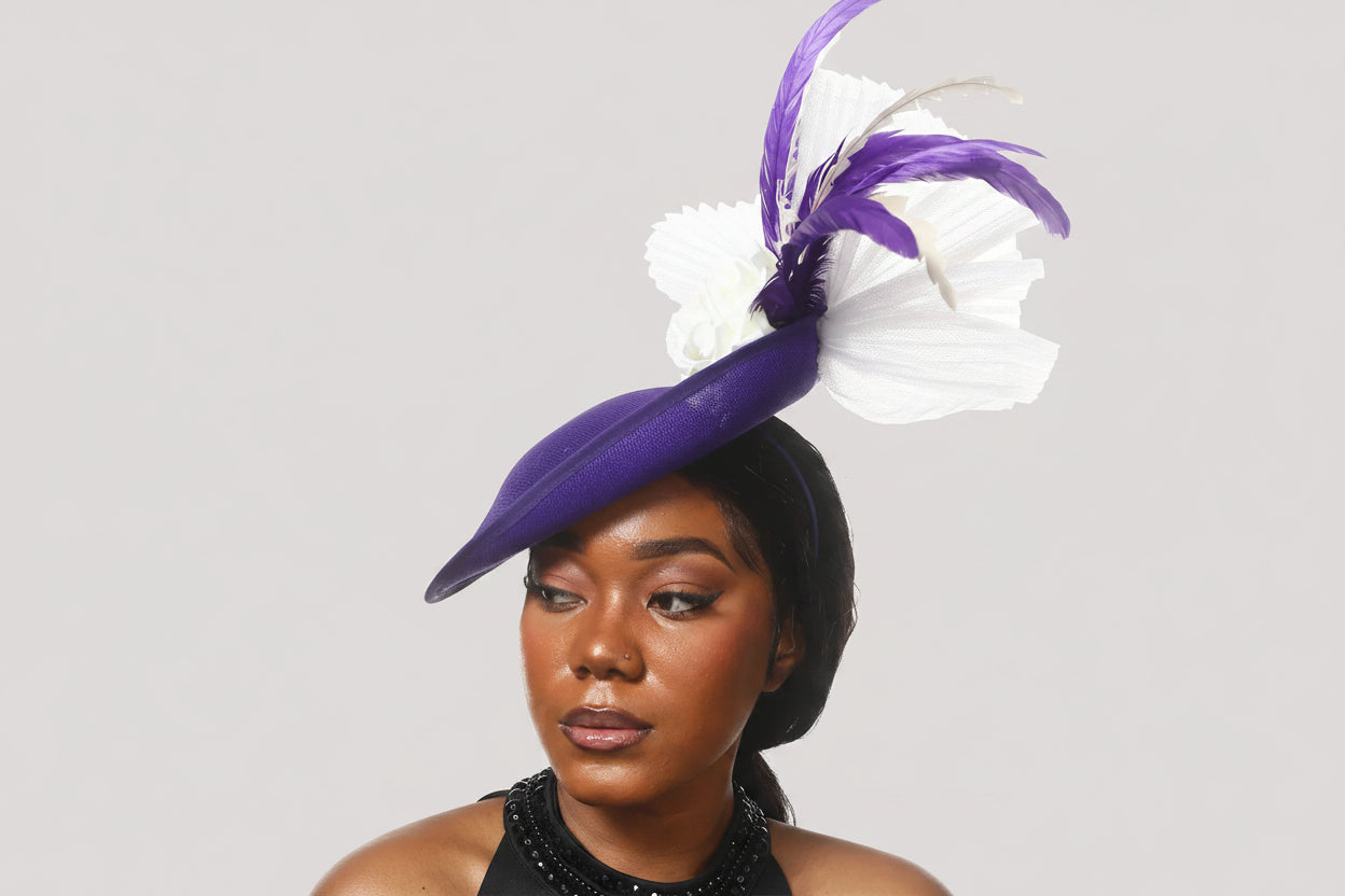 Designer Fascinator Party Hat and Derby Headpiece