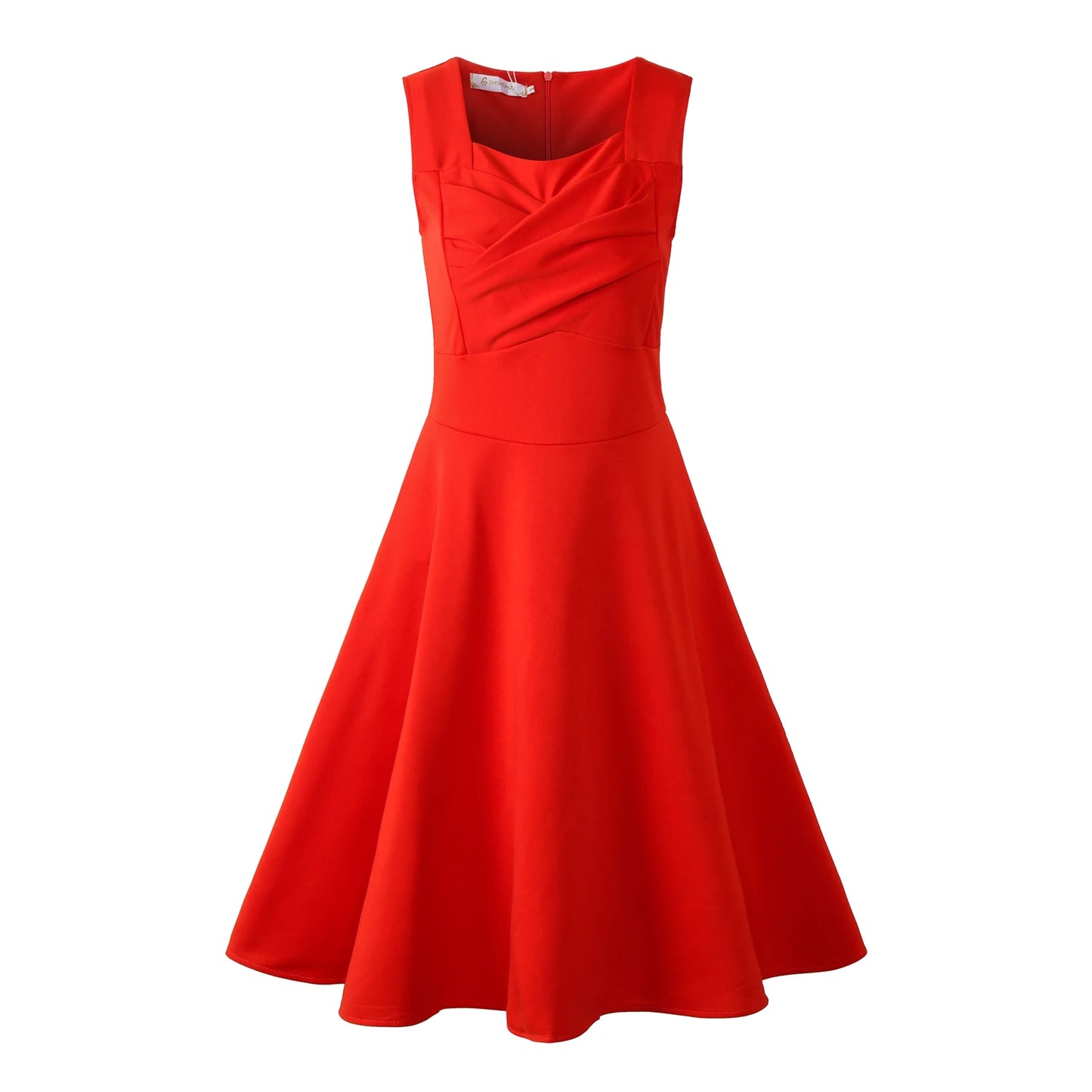 Designer Vintage Sleeveless Swing Dress