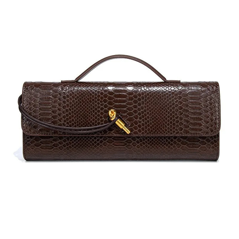 Luxury Design Snakeskin Pattern Crossbody Shoulder Bag