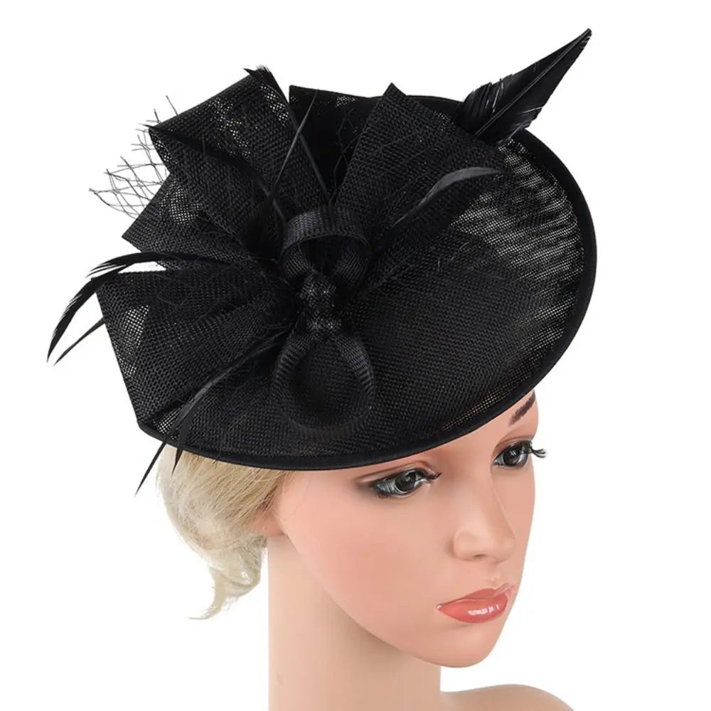 Elegant Feathers Fascinator Hat for Women
