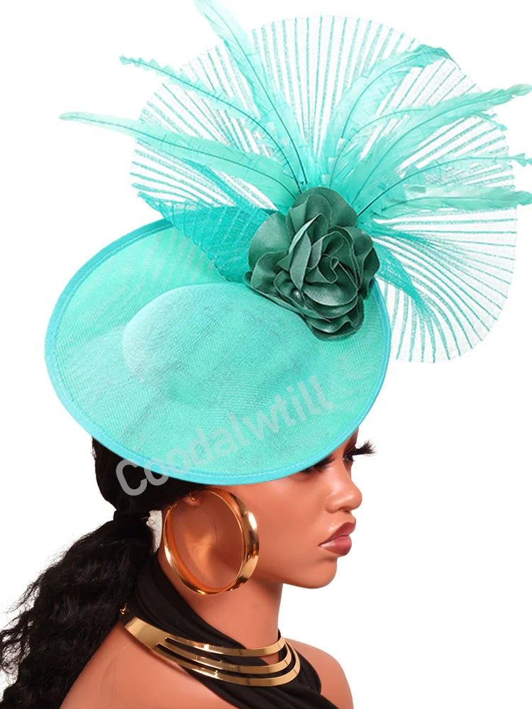 Designer Fascinator Party Hat and Derby Headpiece