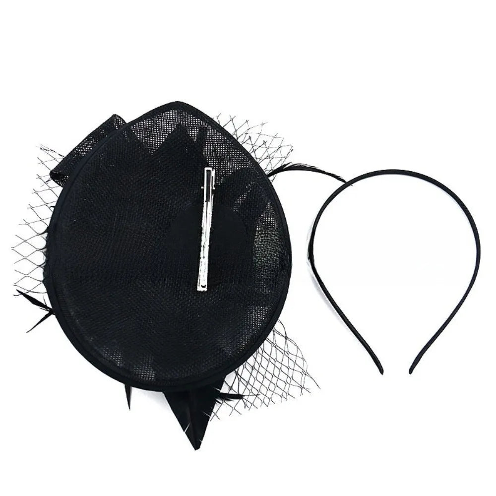 Elegant Feathers Fascinator Hat for Women