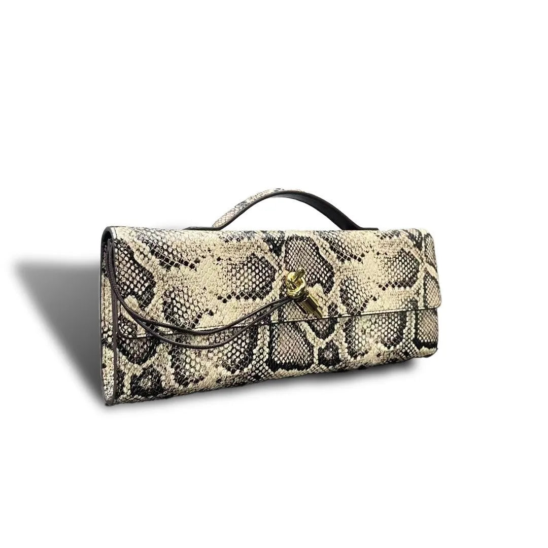Luxury Design Snakeskin Pattern Crossbody Shoulder Bag