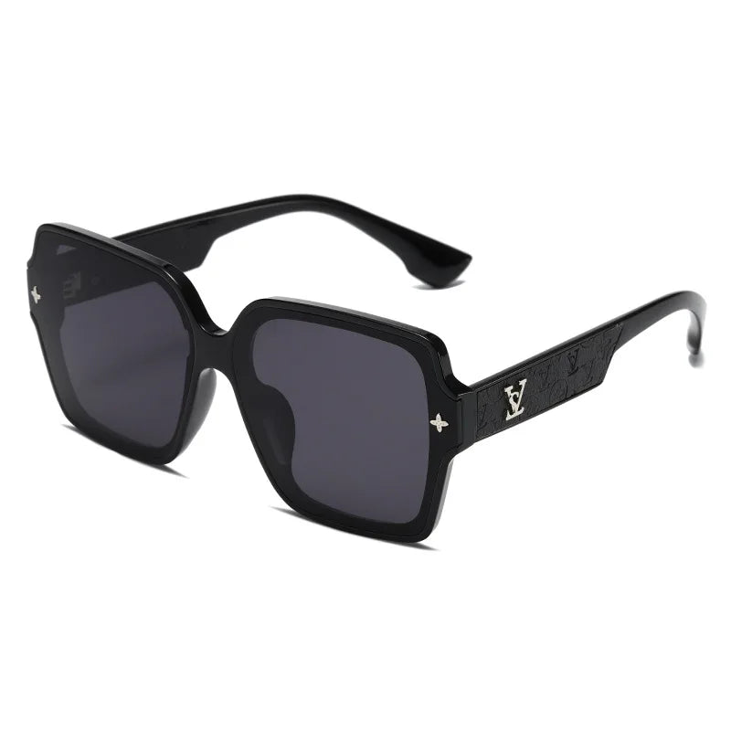 Luxury UV Protection Large Square Frame Sunglasses