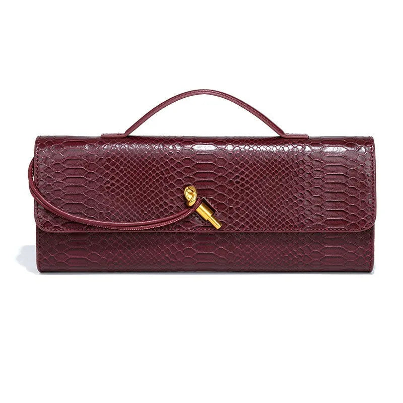 Luxury Design Snakeskin Pattern Crossbody Shoulder Bag