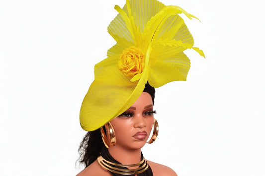 Designer Fascinator Party Hat and Derby Headpiece