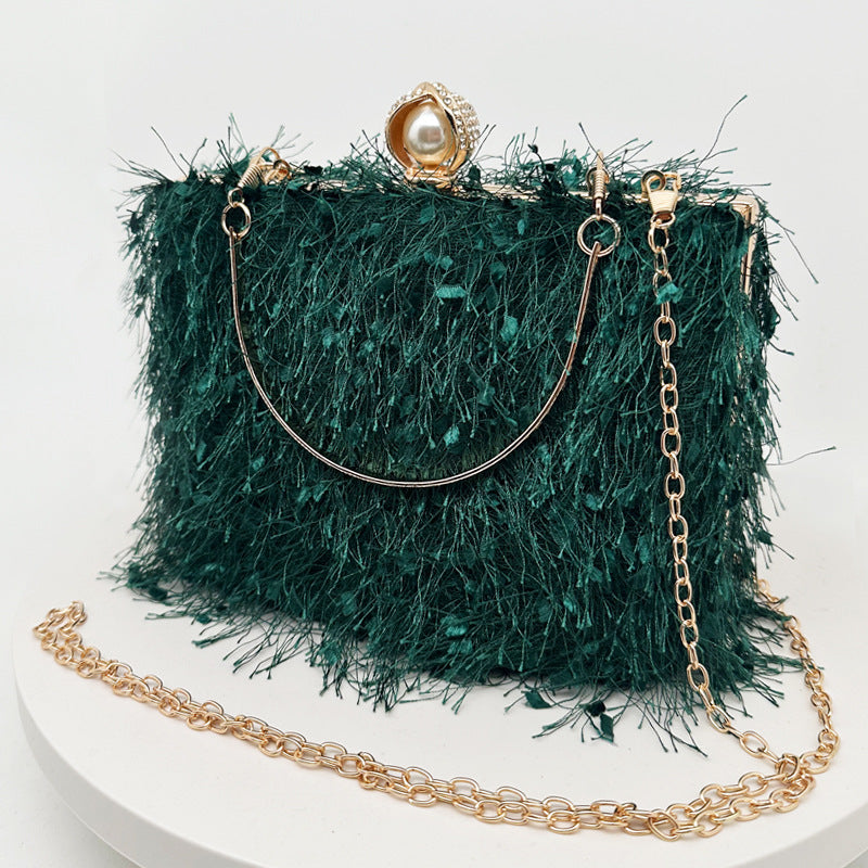Luxury Designer Square Tassel Handbag